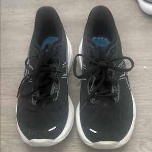 Asics Black Sneakers with White Accents